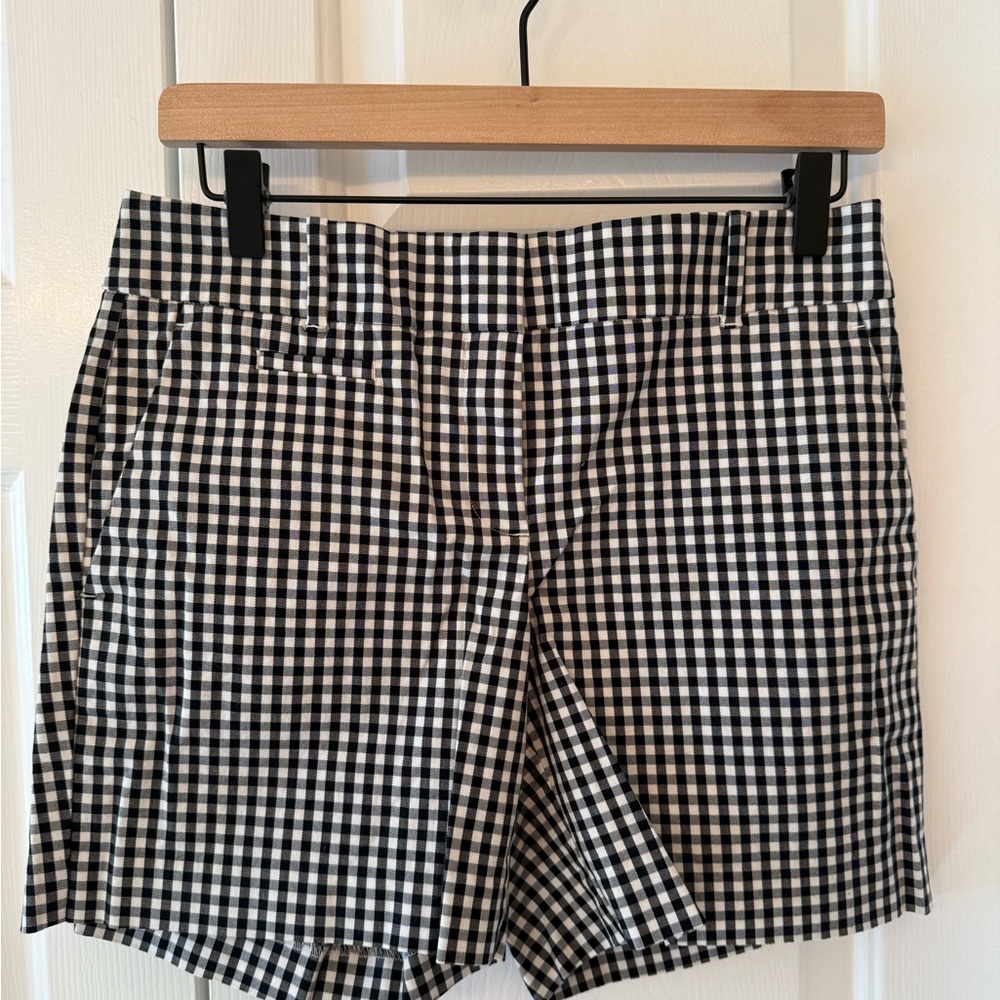 Ann Taylor Black and White Bermuda Shorts